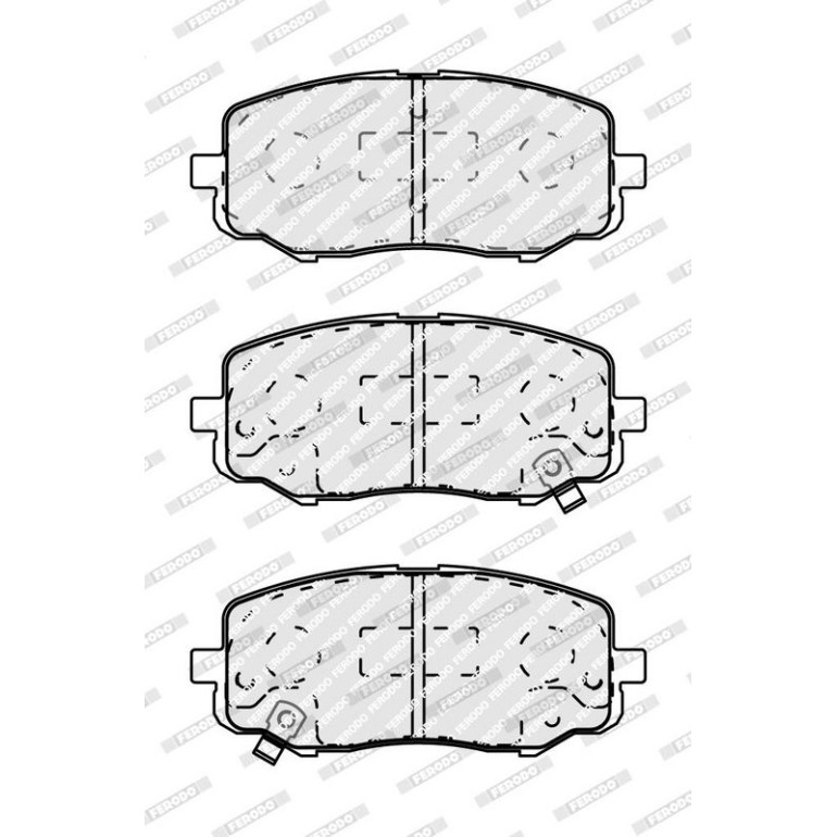 Bremsbelagsatz, Scheibenbremse FDB4234 Bremsbelagsatz, Scheibenbremse FDB4234