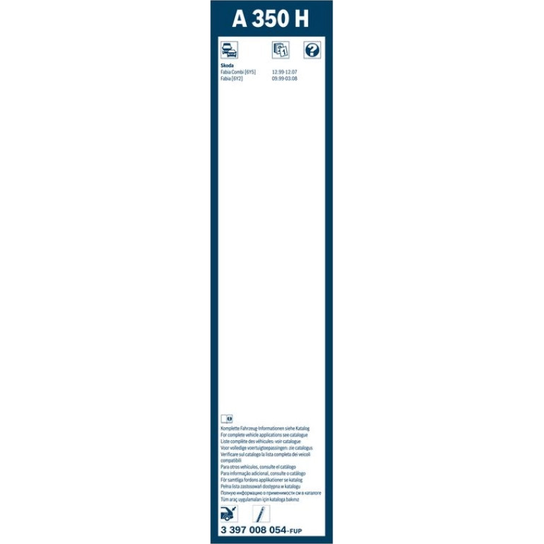 BOSCH A 350 H Scheibenwischer Rear Aerotwin 3 397 008 054