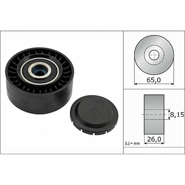 Umlenk-/Führungsrolle, Keilrippenriemen 532 0564 10 Umlenk-/Führungsrolle, Keilrippenriemen 532 0564 10