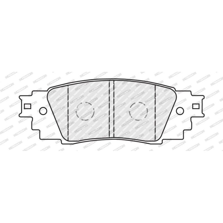 Bremsbelagsatz, Scheibenbremse FDB5122 Bremsbelagsatz, Scheibenbremse FDB5122
