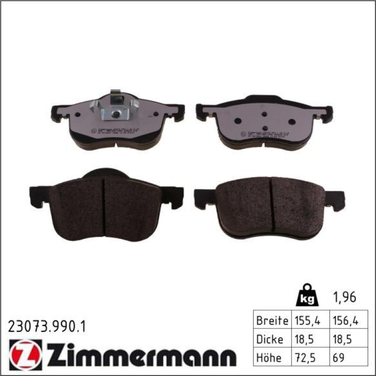 Bremsbelagsatz, Scheibenbremse 23073.990.1