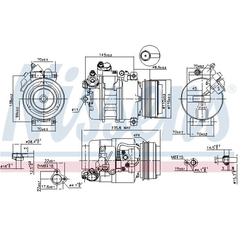 Kompressor, Klimaanlage 89080 Kompressor, Klimaanlage 89080