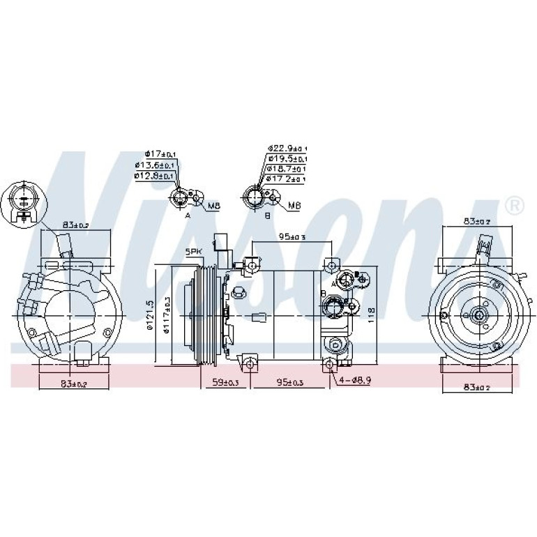 Kompressor, Klimaanlage 890682 Kompressor, Klimaanlage 890682