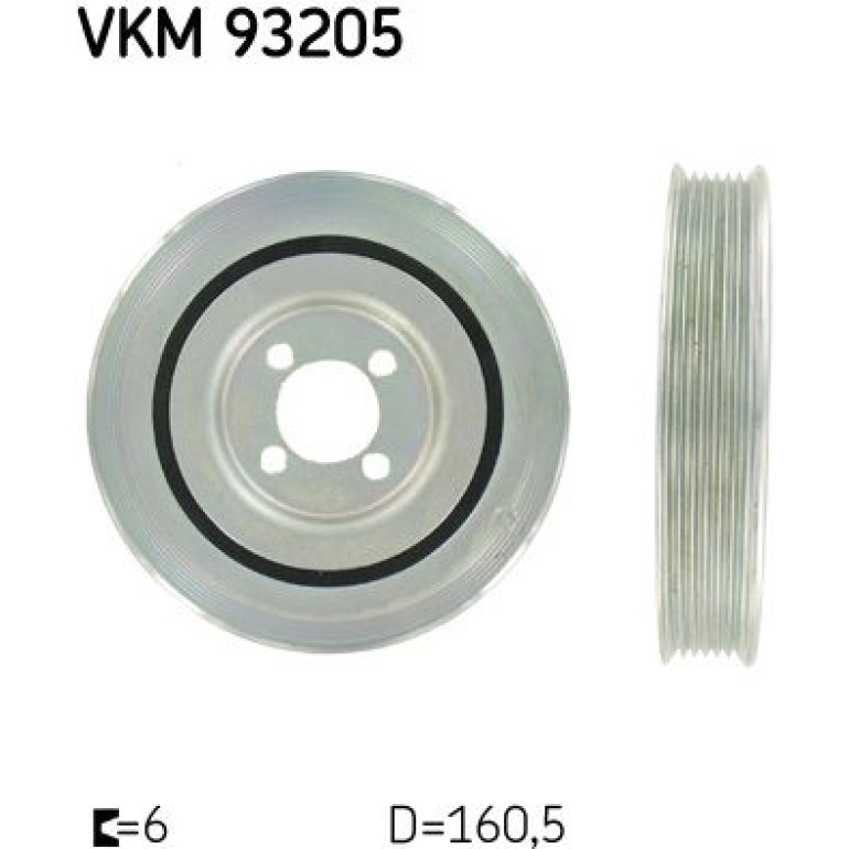 Riemenscheibe, Kurbelwelle VKM 93205 Riemenscheibe, Kurbelwelle VKM 93205