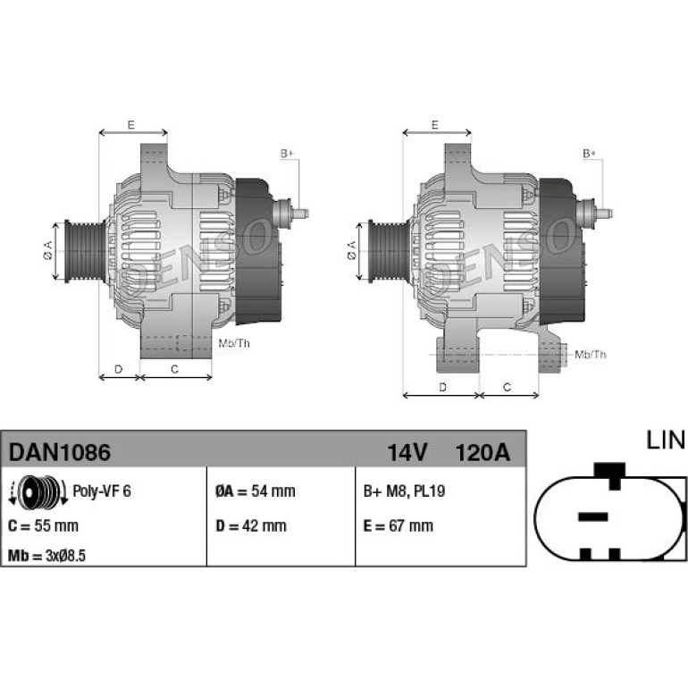 Generator DAN1086 Generator DAN1086