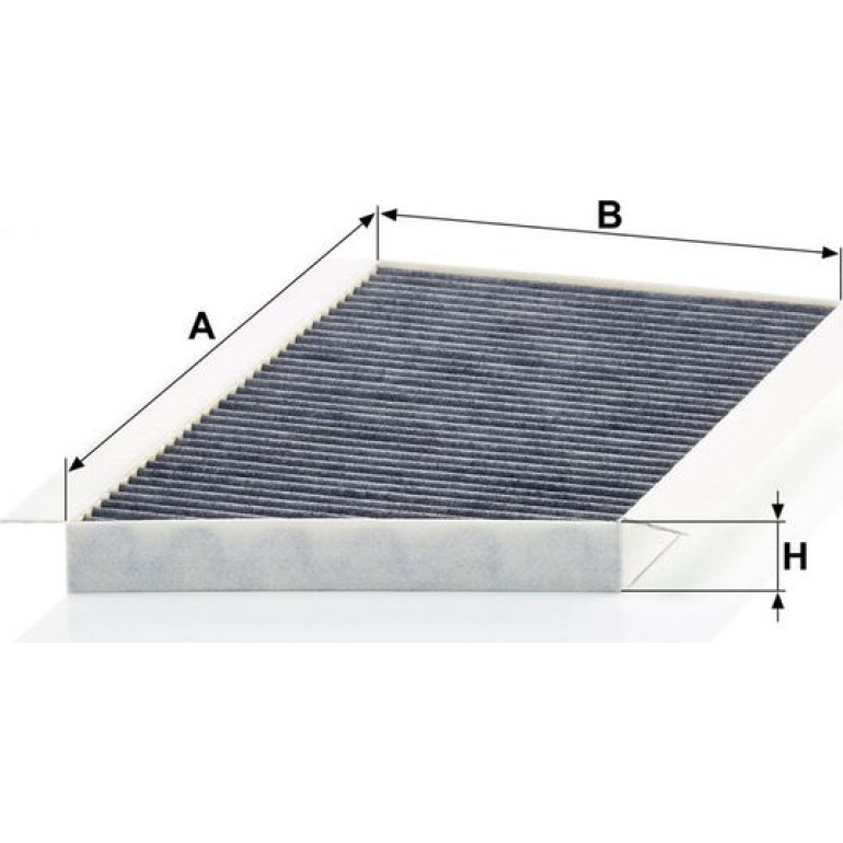 MANN-FILTER CUK 3461 Innenraumfilter, Aktivkohlefilter