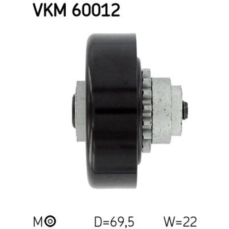 Spannrolle, Keilrippenriemen VKM 60012