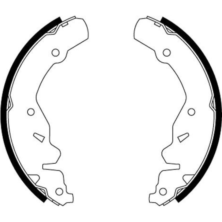 Bremsbackensatz 8DB 355 000-481 Bremsbackensatz 8DB 355 000-481