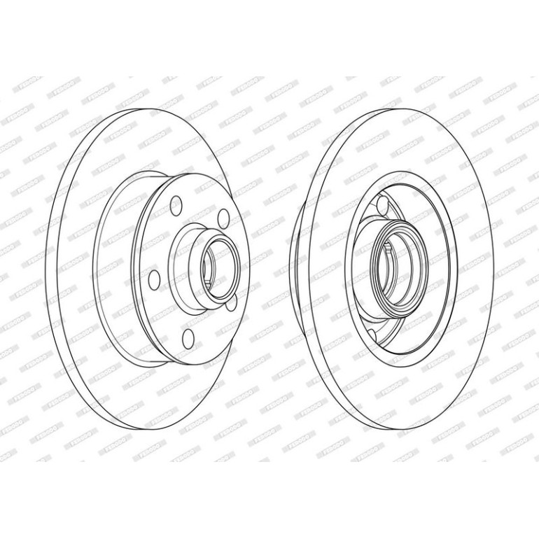 Bremsscheibe DDF266C-1