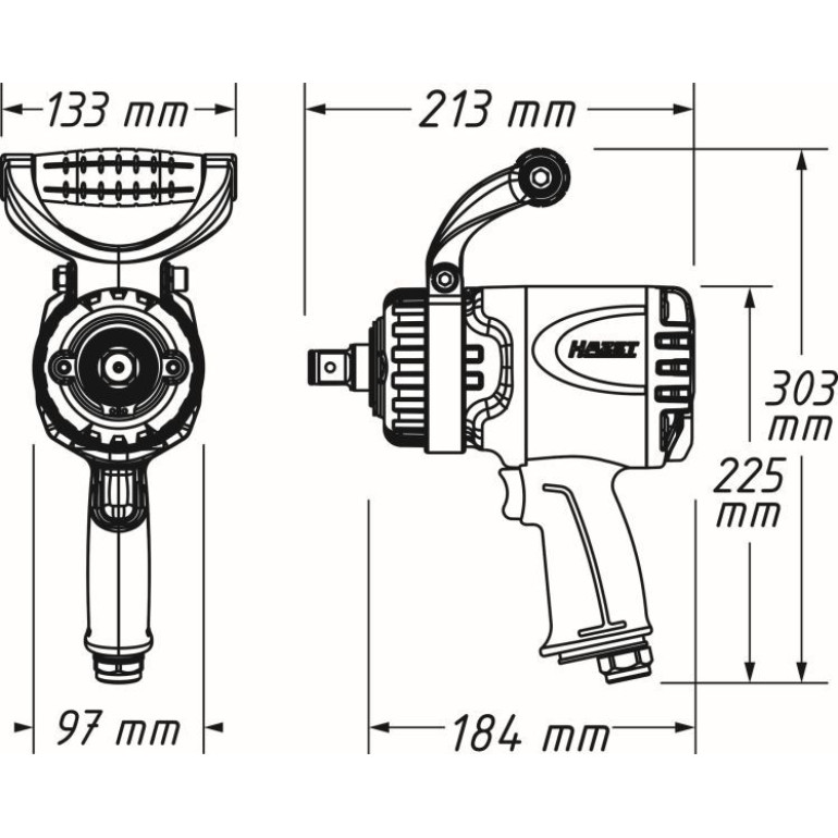 Schlagschrauber (Druckluft) 9013TT
