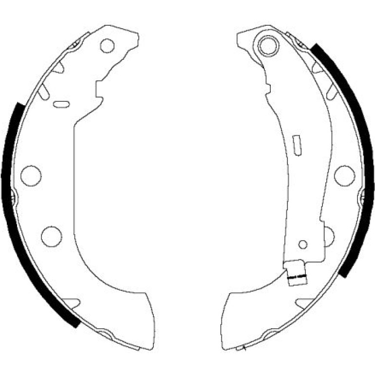 Bremsbackensatz 8DB 355 002-381