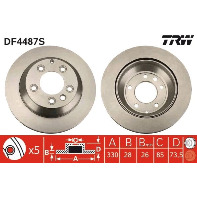 Bremsscheibe DF4487S