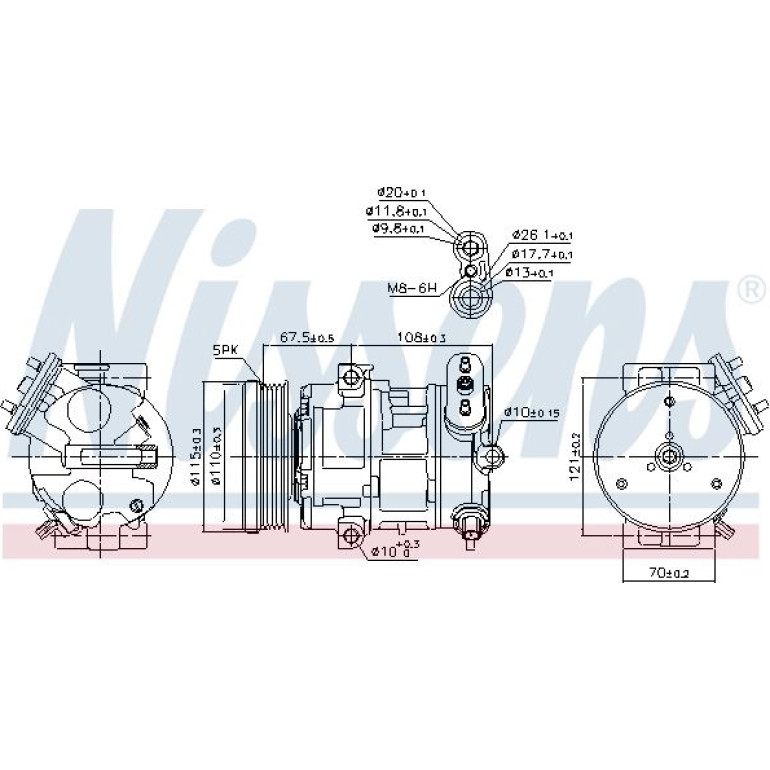 Kompressor, Klimaanlage 89100 Kompressor, Klimaanlage 89100