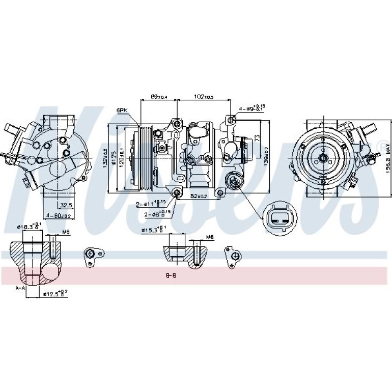 Kompressor, Klimaanlage 89314 Kompressor, Klimaanlage 89314