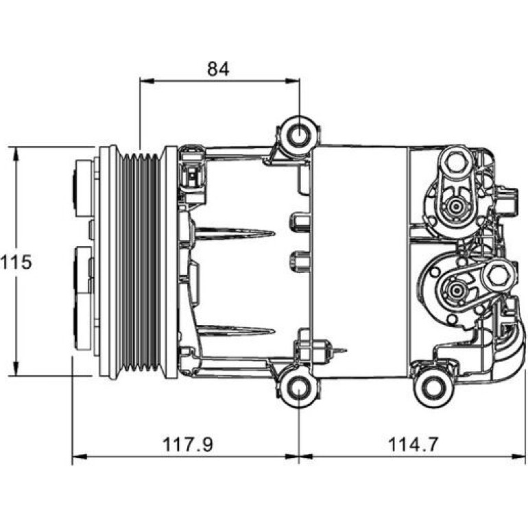 Kompressor, Klimaanlage ACP 1333 000P Kompressor, Klimaanlage ACP 1333 000P