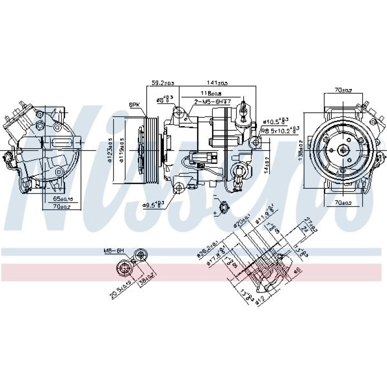 Kompressor, Klimaanlage 890264