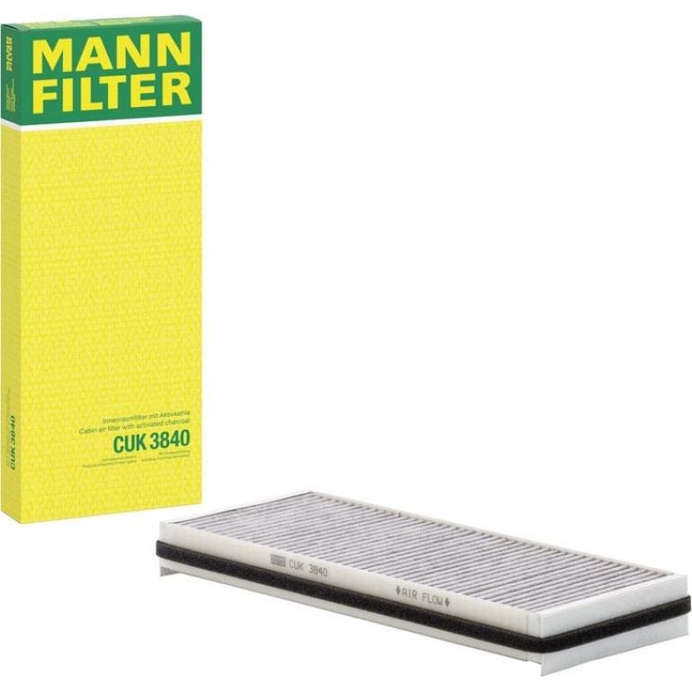 MANN-FILTER CUK 3840 Innenraumfilter, Aktivkohlefilter