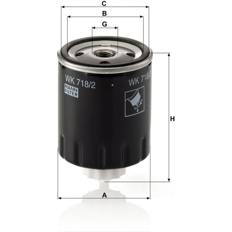 Kraftstofffilter WK 718/2