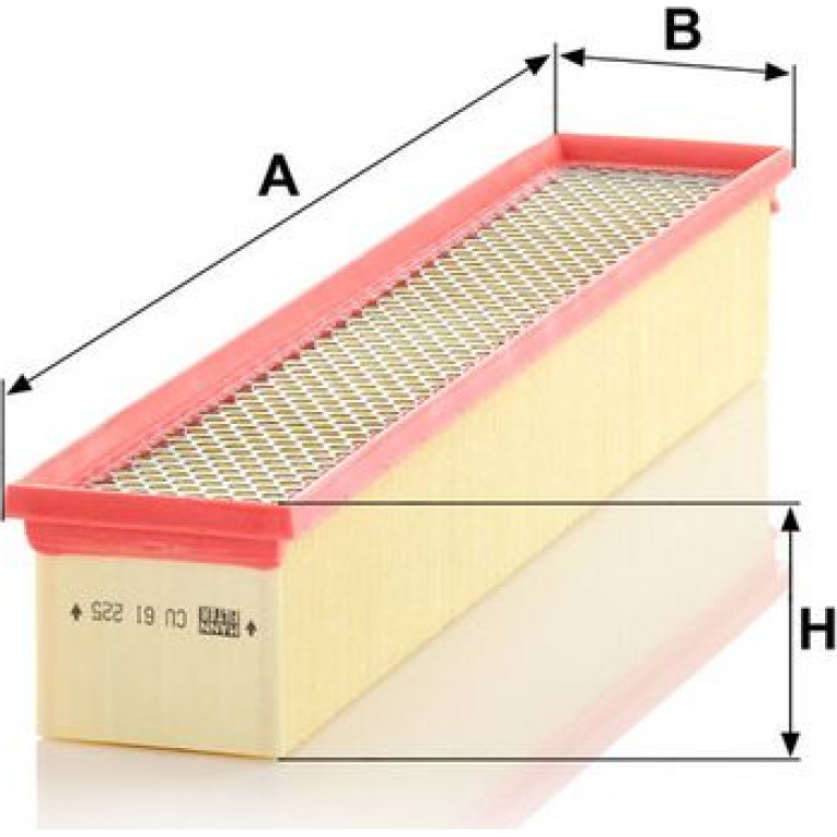 MANN-FILTER CU 61 225 Innenraumfilter, Partikelfilter MANN-FILTER CU 61 225 Innenraumfilter, Partikelfilter