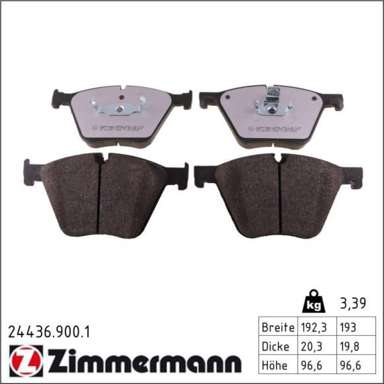 Bremsbelagsatz, Scheibenbremse 24436.900.1 Bremsbelagsatz, Scheibenbremse 24436.900.1