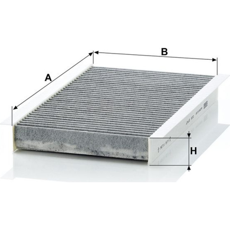 MANN-FILTER CUK 2747 Innenraumfilter, Aktivkohlefilter MANN-FILTER CUK 2747 Innenraumfilter, Aktivkohlefilter