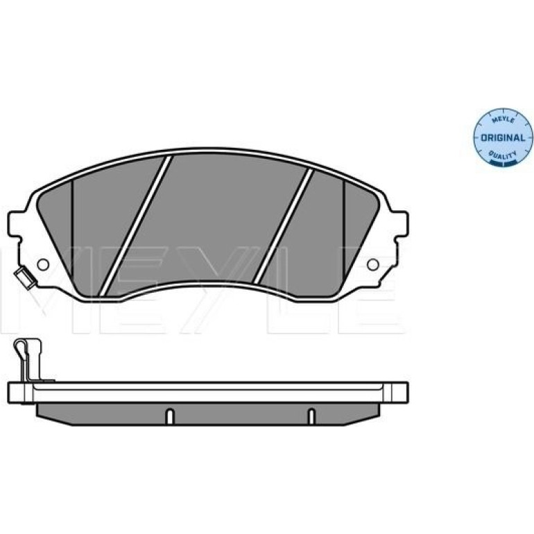 Bremsbelagsatz, Scheibenbremse 025 245 9717/W