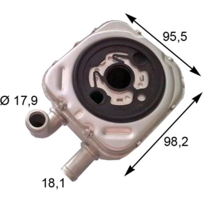 Ölkühler, Motoröl CLC 165 000S Ölkühler, Motoröl CLC 165 000S