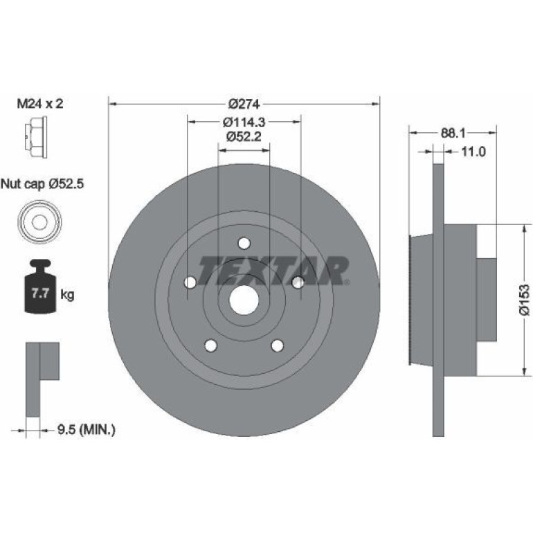 Bremsscheibe 92232603 Bremsscheibe 92232603