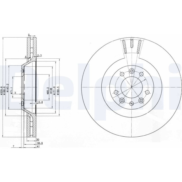 Bremsscheibe BG9844
