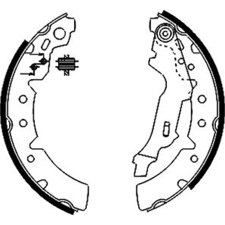 Bremsbackensatz 91056700 Bremsbackensatz 91056700