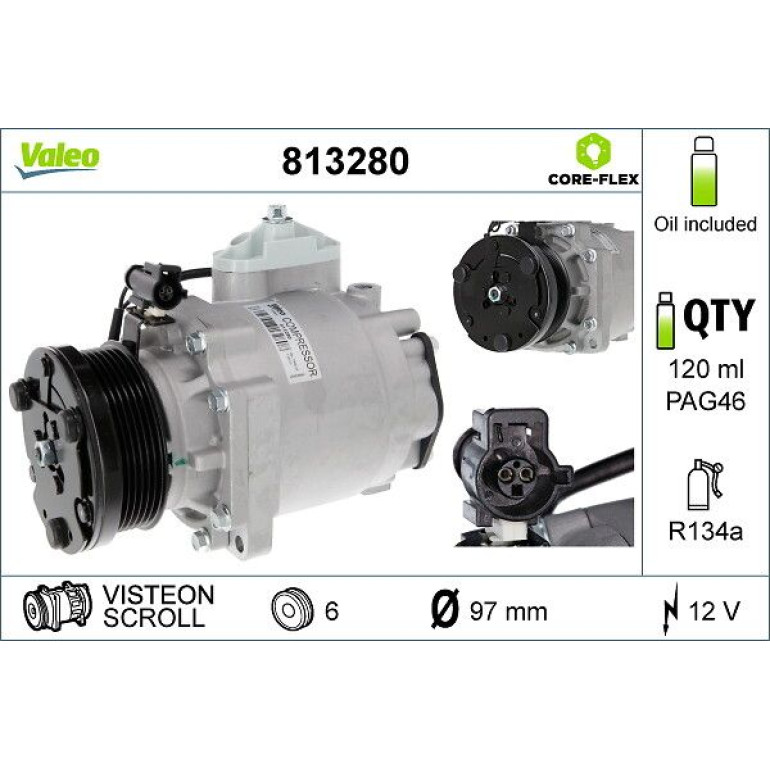 Kompressor, Klimaanlage 813280 Kompressor, Klimaanlage 813280