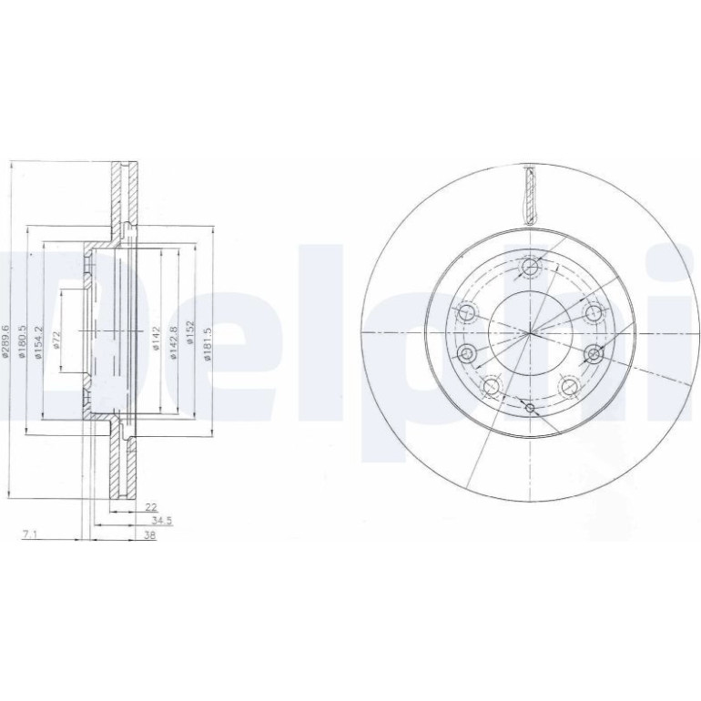 Bremsscheibe BG4141 Bremsscheibe BG4141