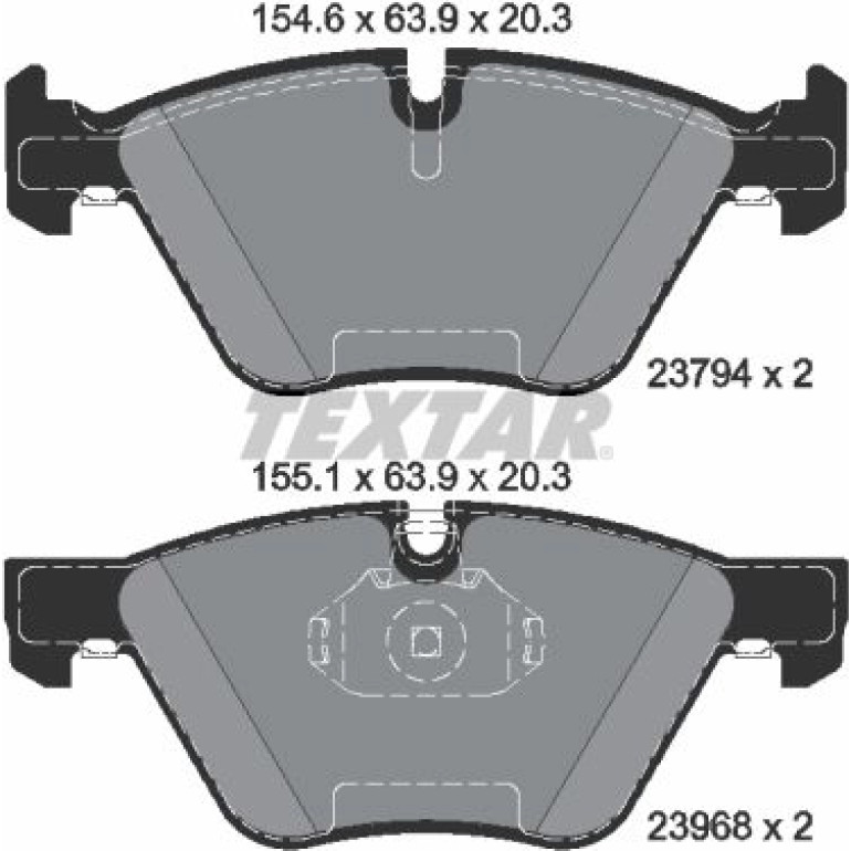 Bremsbelagsatz, Scheibenbremse 2379481 Bremsbelagsatz, Scheibenbremse 2379481