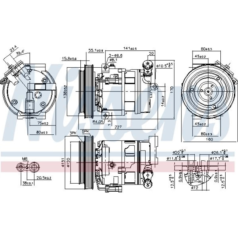 Kompressor, Klimaanlage 89396 Kompressor, Klimaanlage 89396