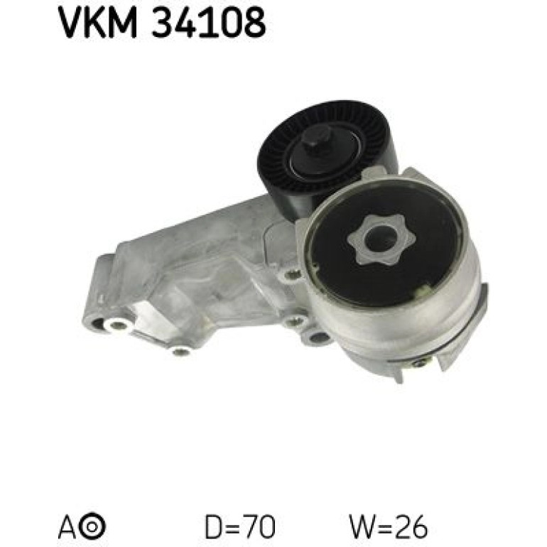 Spannrolle, Keilrippenriemen VKM 34108 Spannrolle, Keilrippenriemen VKM 34108