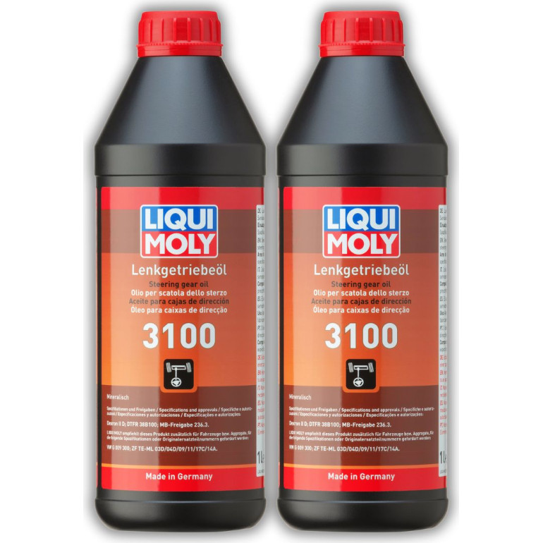 2x LIQUI MOLY 1145 Servoöl Dexron II D, MB-Freigabe 236.3, 1L (2L)