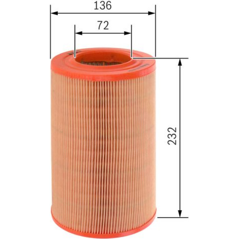 BOSCH 1 457 433 154 Luftfilter BOSCH 1 457 433 154 Luftfilter