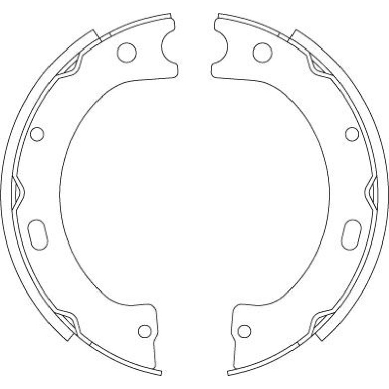 Bremsbackensatz, Feststellbremse GS8805