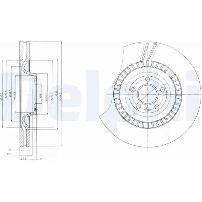Bremsscheibe BG9065C Bremsscheibe BG9065C