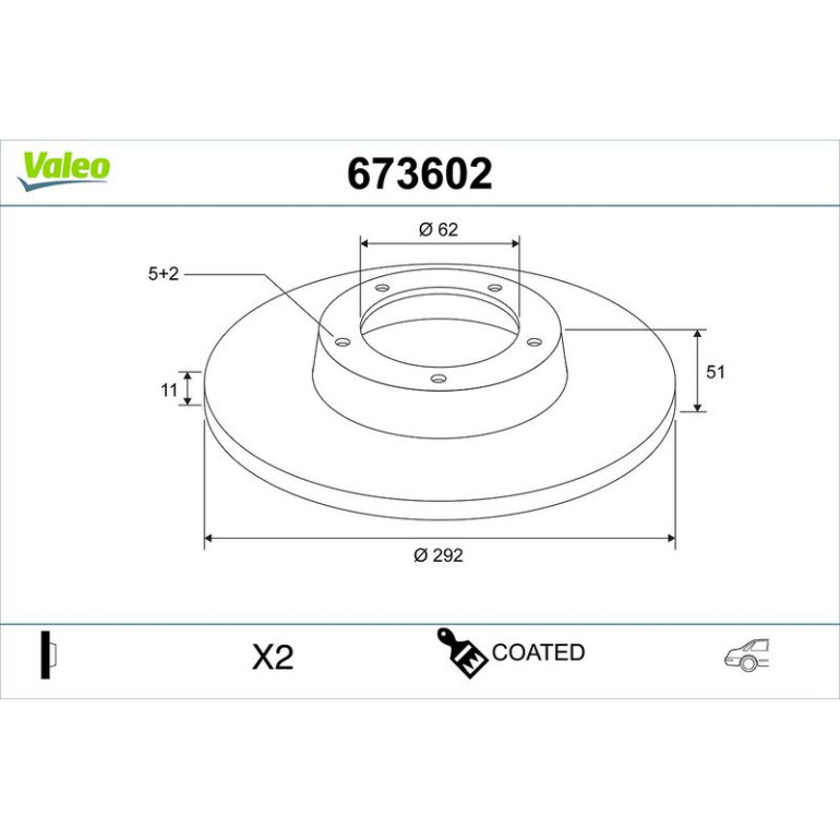 Bremsscheibe 673602 Bremsscheibe 673602
