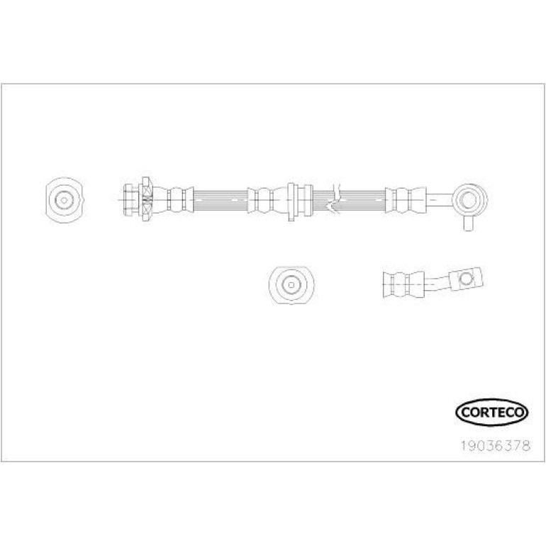 Bremsschlauch 19036378