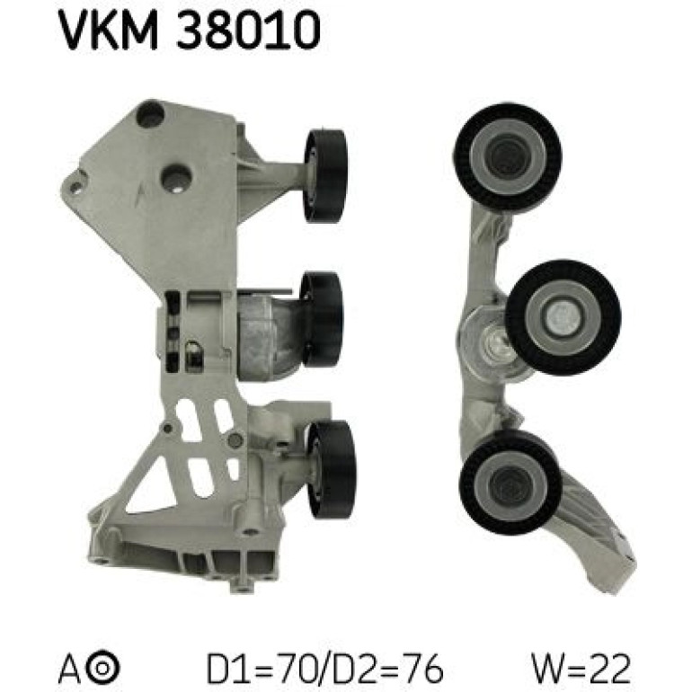 Spannrolle, Keilrippenriemen VKM 38010 Spannrolle, Keilrippenriemen VKM 38010