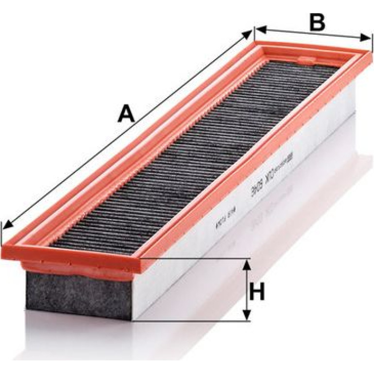 MANN-FILTER CUK 6046 Innenraumfilter, Aktivkohlefilter