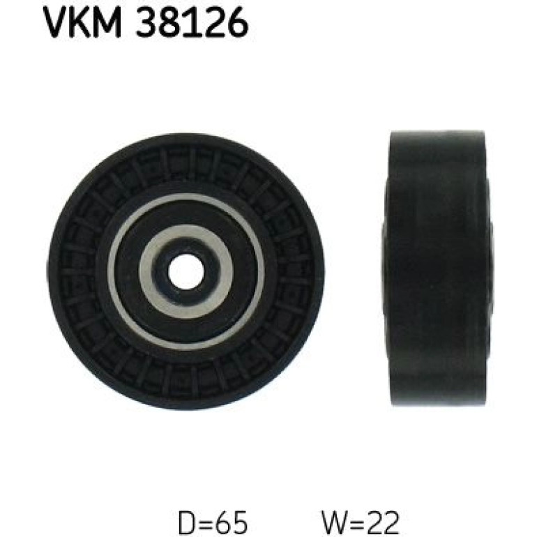 Umlenk-/Führungsrolle, Keilrippenriemen VKM 38126