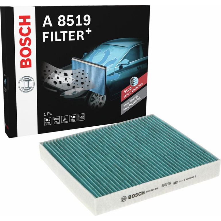 BOSCH 0 986 628 519 Innenraumfilter BOSCH 0 986 628 519 Innenraumfilter