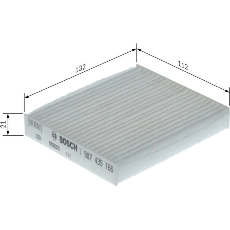 Filter, Innenraumluft 1 987 435 166 Filter, Innenraumluft 1 987 435 166