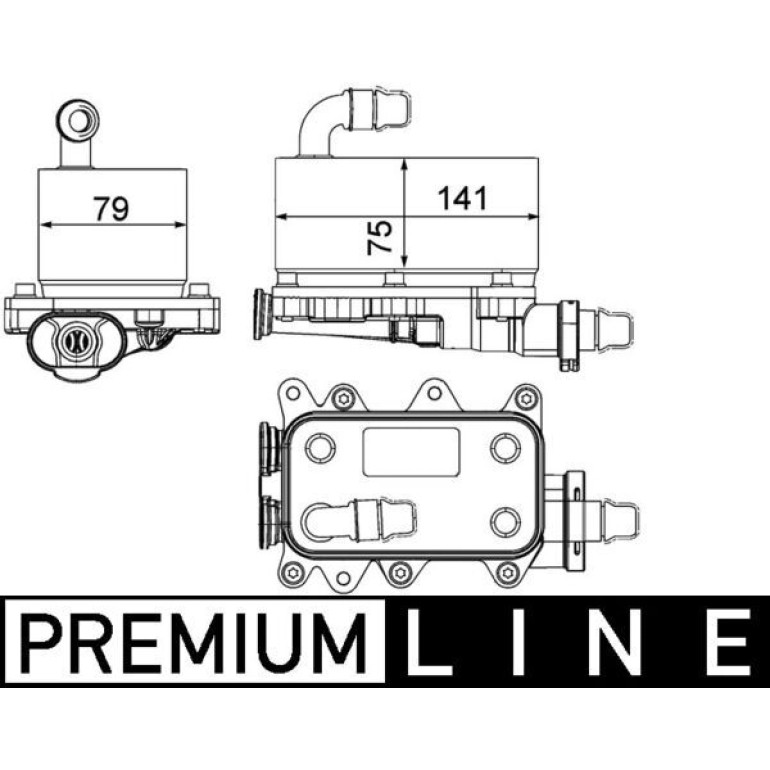 Ölkühler, Automatikgetriebe CLC 19 000P Ölkühler, Automatikgetriebe CLC 19 000P