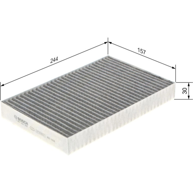 BOSCH 1 987 435 569 Innenraumfilter FILTER+pro BOSCH 1 987 435 569 Innenraumfilter FILTER+pro