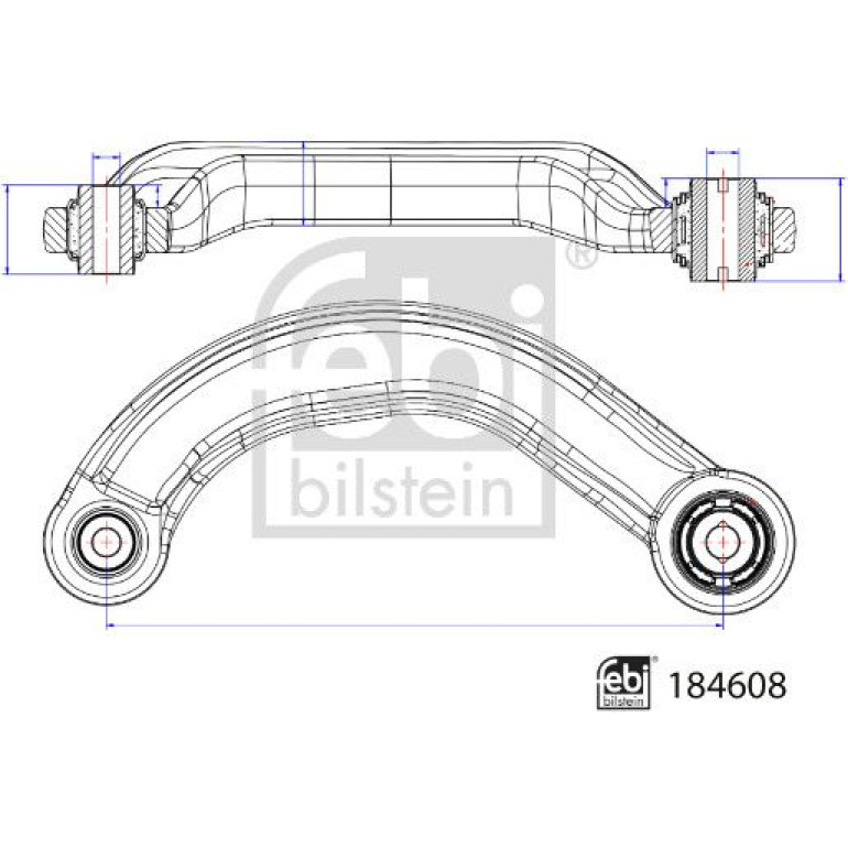 FEBI BILSTEIN 184608 Querlenker, Lenker, Radaufhängung