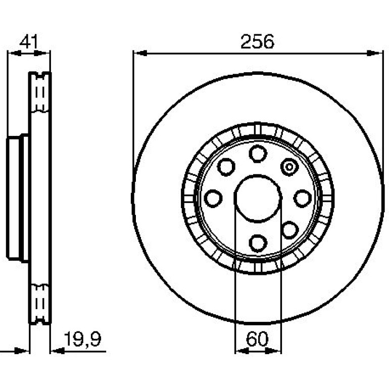Bremsscheibe 0 986 478 535 Bremsscheibe 0 986 478 535